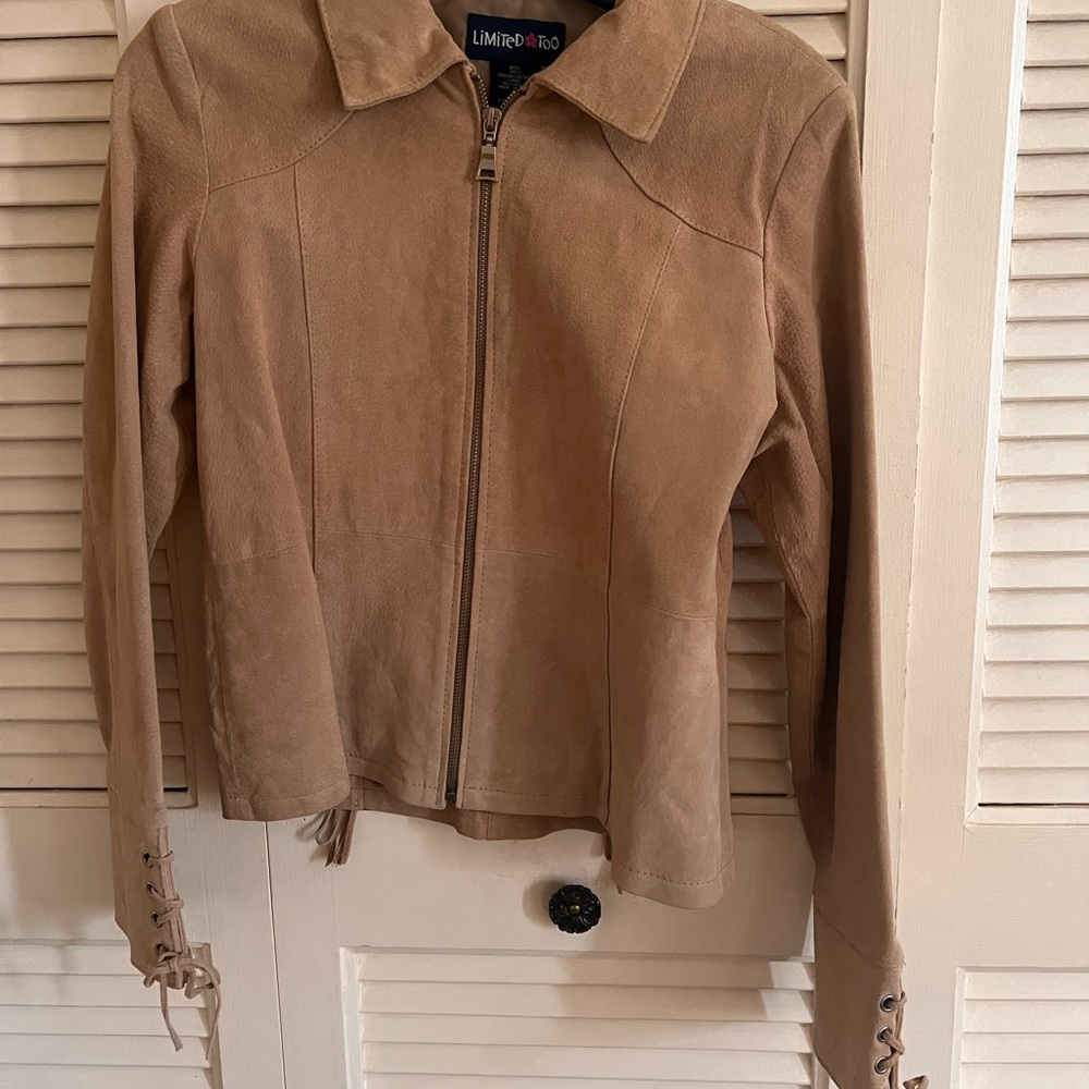 Limited Too Tannish Brown Suede Jacket for Women
